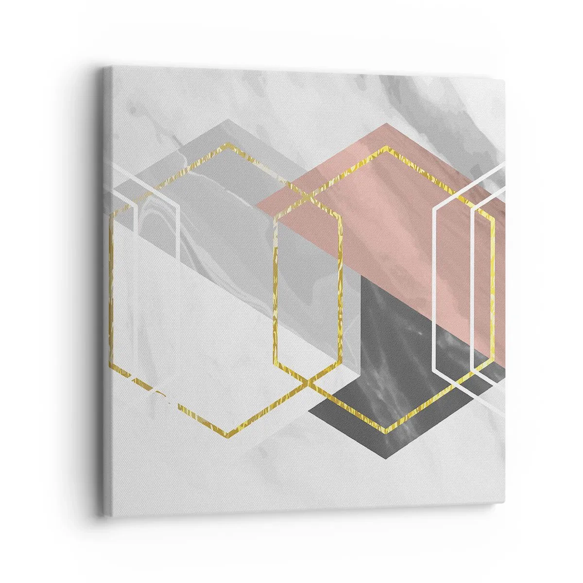 Cuadro sobre lienzo - Impresión de Imagen - Composición en cadena - 30x30 cm