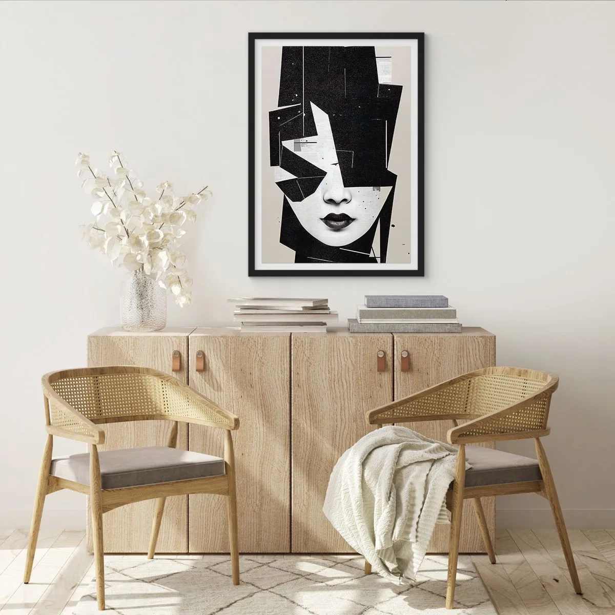 Póster en marco negro - Profundamente ocultos - 30x40 cm