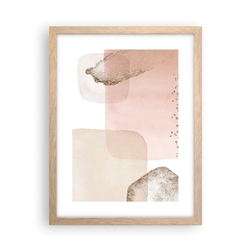 Póster en marco roble claro - Una mirada a través del color - 30x40 cm