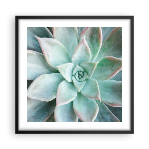 Póster en marco negro - El corazón del desierto - 50x50 cm
