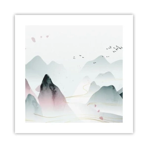 Póster - Sobre las cimas - 40x40 cm