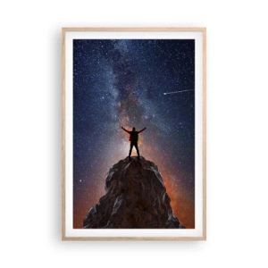 Póster en marco roble claro - ¡El poder está conmigo! - 61x91 cm