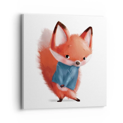 Cuadro sobre lienzo - Impresión de Imagen - ¿Me veo bien con esto? - 30x30 cm