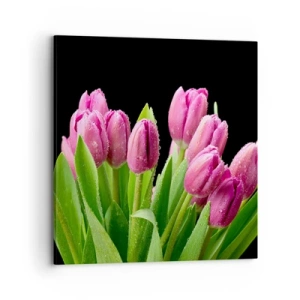 Cuadro sobre lienzo - Impresión de Imagen - La alegría de la primavera - 70x70 cm