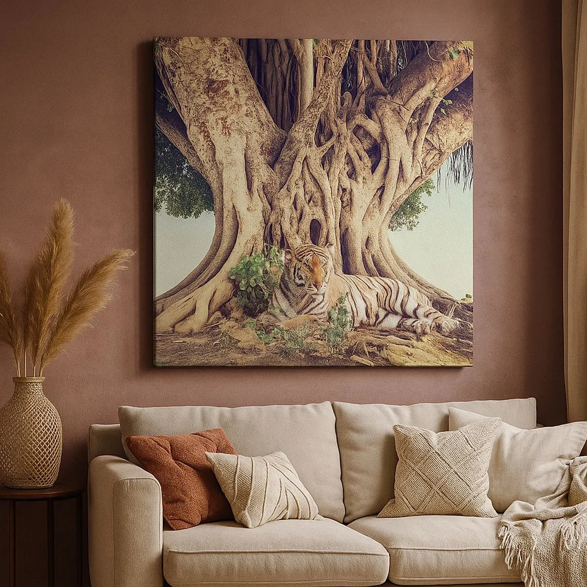 Cuadro sobre lienzo - Impresión de Imagen - Una visión desde el Génesis - 30x30 cm