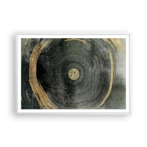 Póster en marco blanco - Cambio y perpetuidad - 100x70 cm