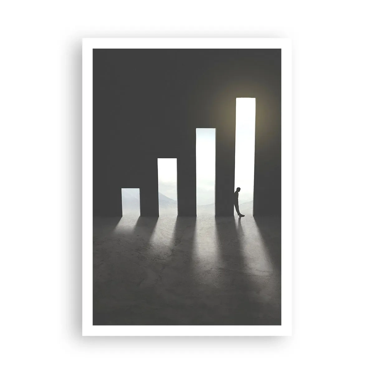 Póster - El camino del éxito - 70x100 cm