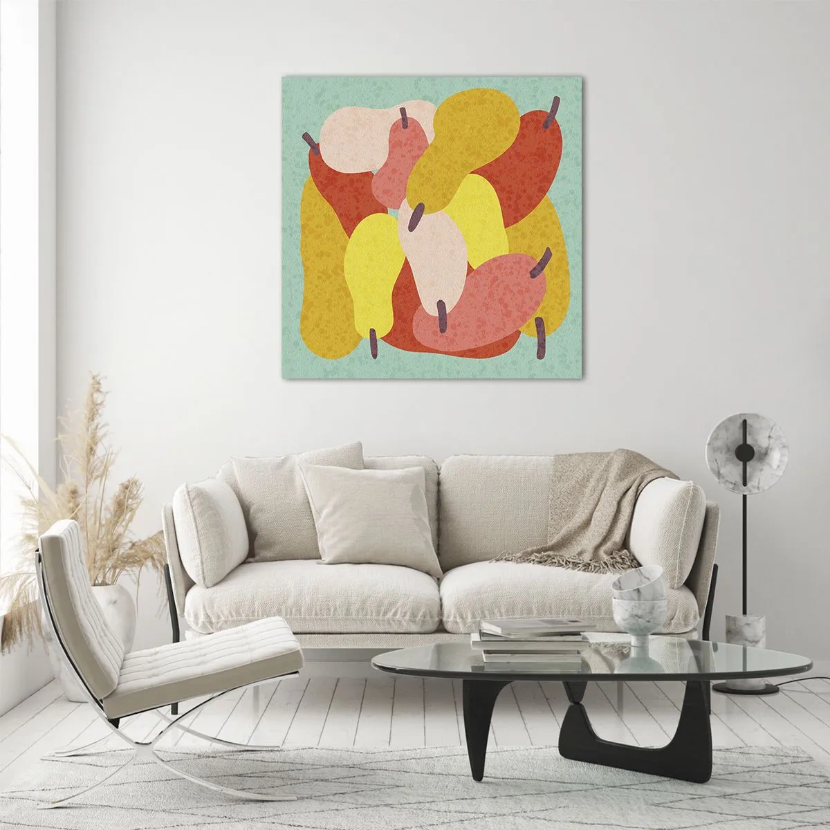 Cuadro sobre vidrio - Impresiones sobre Vidrio - Saborear el sol del verano - 70x70 cm