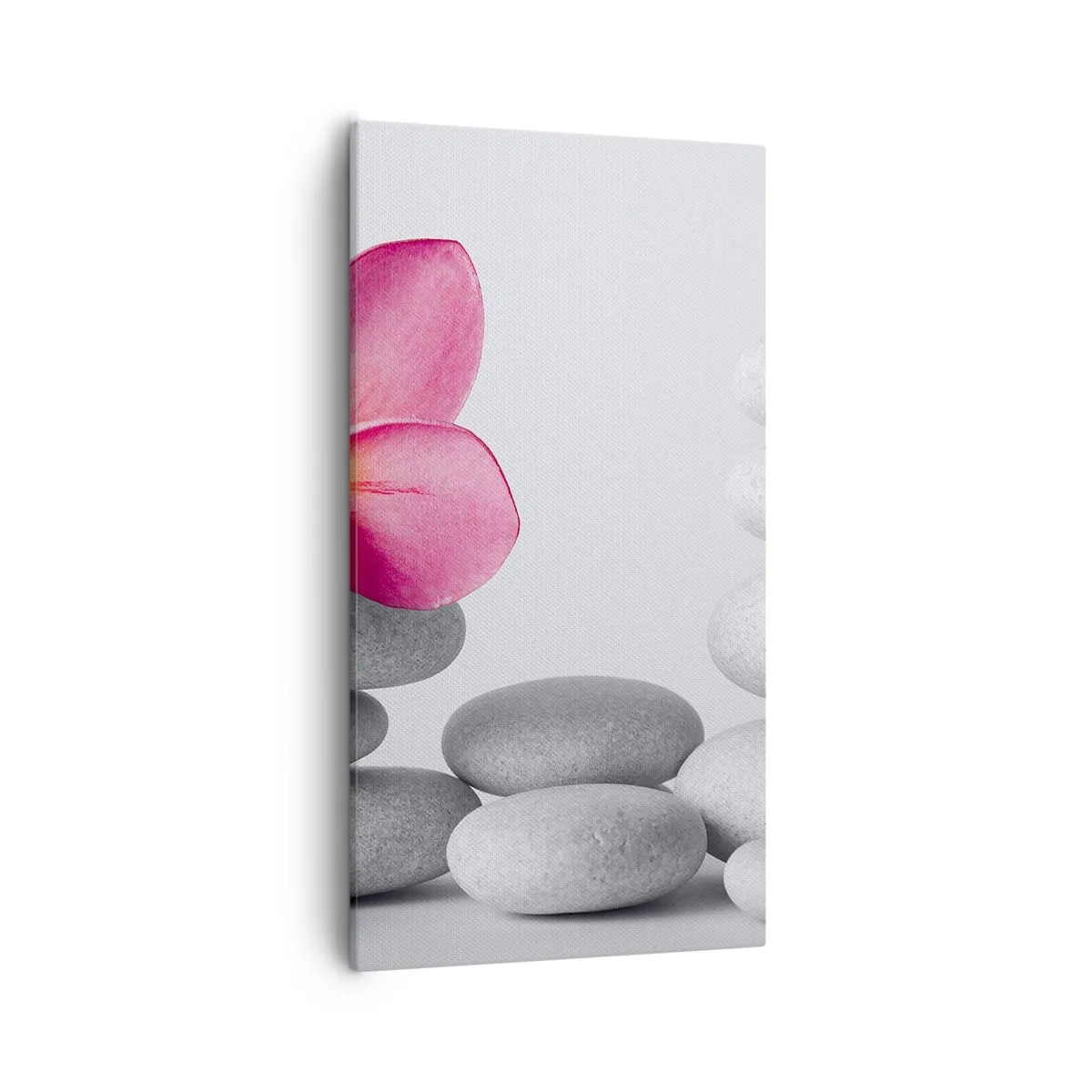 Cuadro sobre lienzo - Impresión de Imagen - Piedra sobre piedra, y sobre esta piedra.... - 55x100 cm