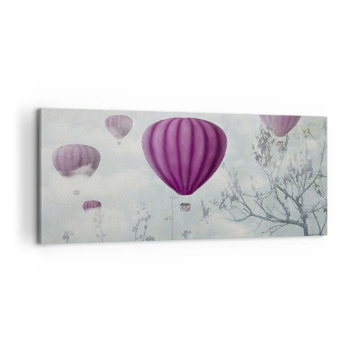Cuadro sobre lienzo - Impresión de Imagen - Surcando los cielos - 100x40 cm