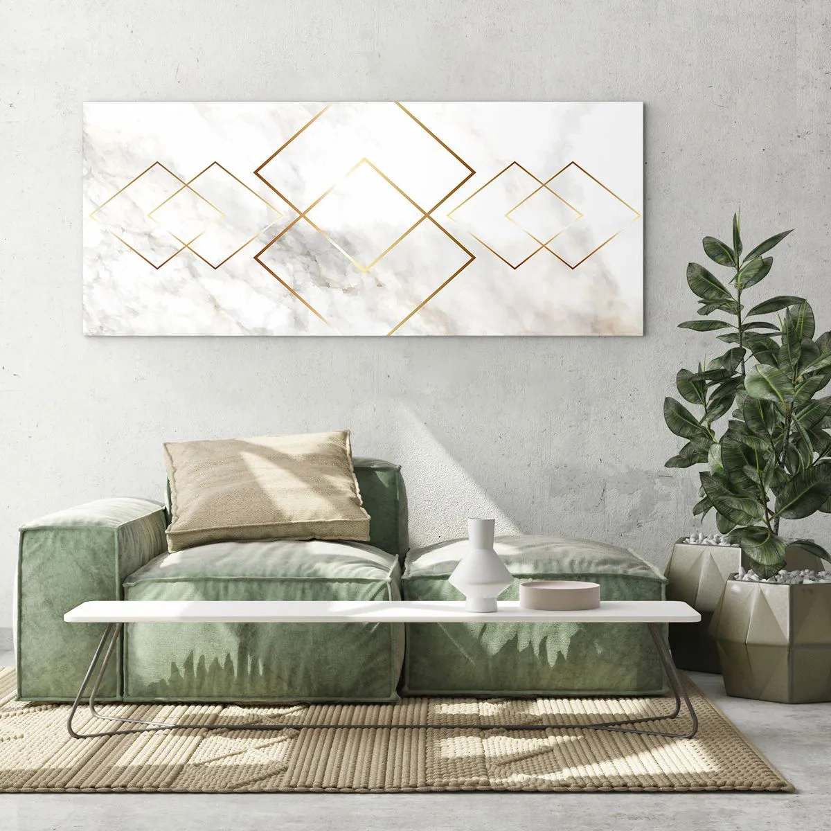 Cuadro sobre vidrio - Impresiones sobre Vidrio - Una vista al infinito - 90x30 cm