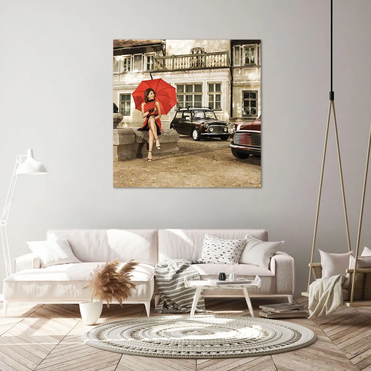 Cuadro sobre lienzo - Impresión de Imagen - Un mini viaje sentimental - 70x70 cm