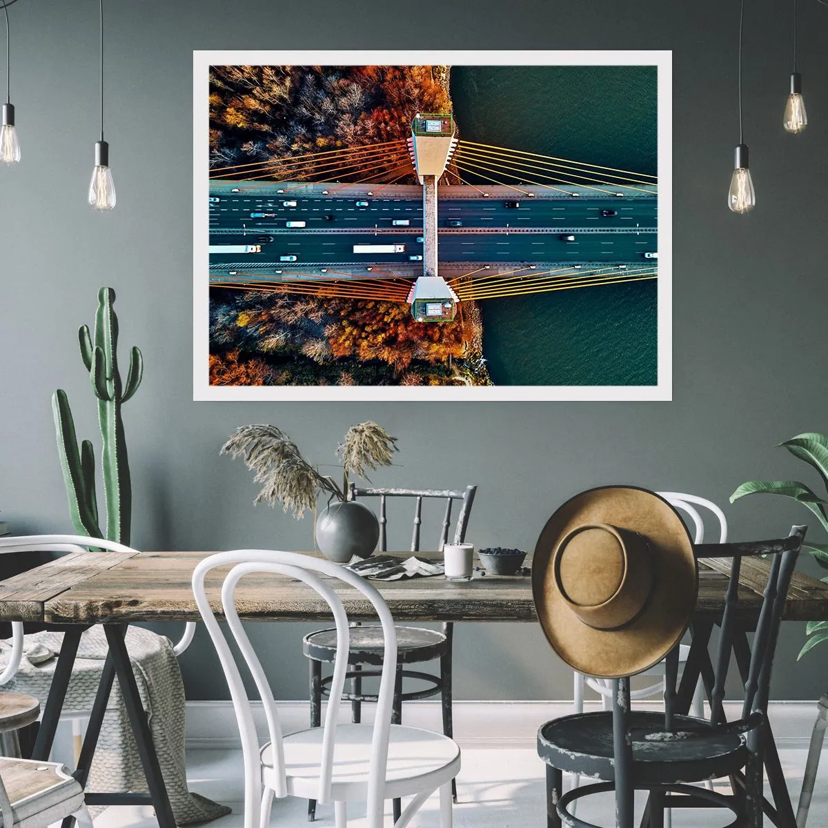 Póster - Más allá de las aguas, más allá de los bosques - 50x40 cm