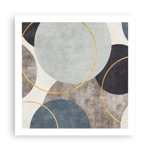 Póster - Círculo tras círculo - 60x60 cm