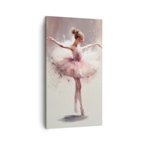 Cuadro sobre lienzo - Impresión de Imagen - Como un pájaro joven - 45x80 cm