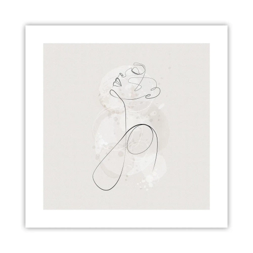 Póster - La espiral de la belleza - 40x40 cm