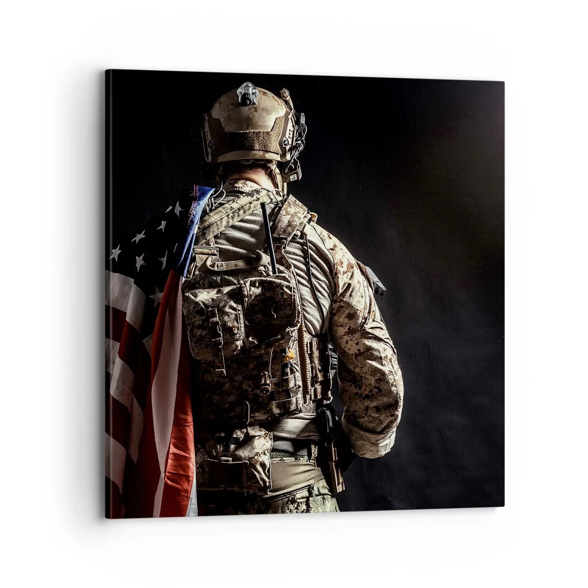 Cuadro sobre lienzo - Impresión de Imagen - Por eso lucho - 70x70 cm