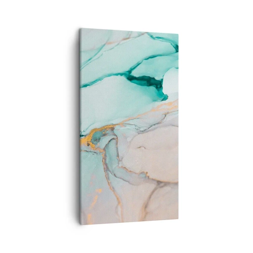 Cuadro sobre lienzo - Impresión de Imagen - Danza de formas y colores - 45x80 cm
