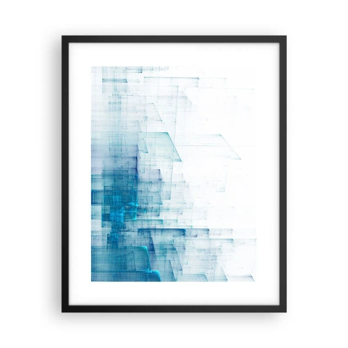 Póster en marco negro - Cómo se hizo el espacio - 40x50 cm