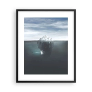 Póster en marco negro - Misterio submarino - 40x50 cm