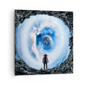 Cuadro sobre lienzo - Impresión de Imagen - No muy lejos de casa - 60x60 cm