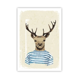 Póster - Porque me gustan las camisas de rayas - 70x100 cm