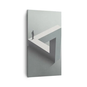 Cuadro sobre lienzo - Impresión de Imagen - Y, sin embargo, es posible - 45x80 cm