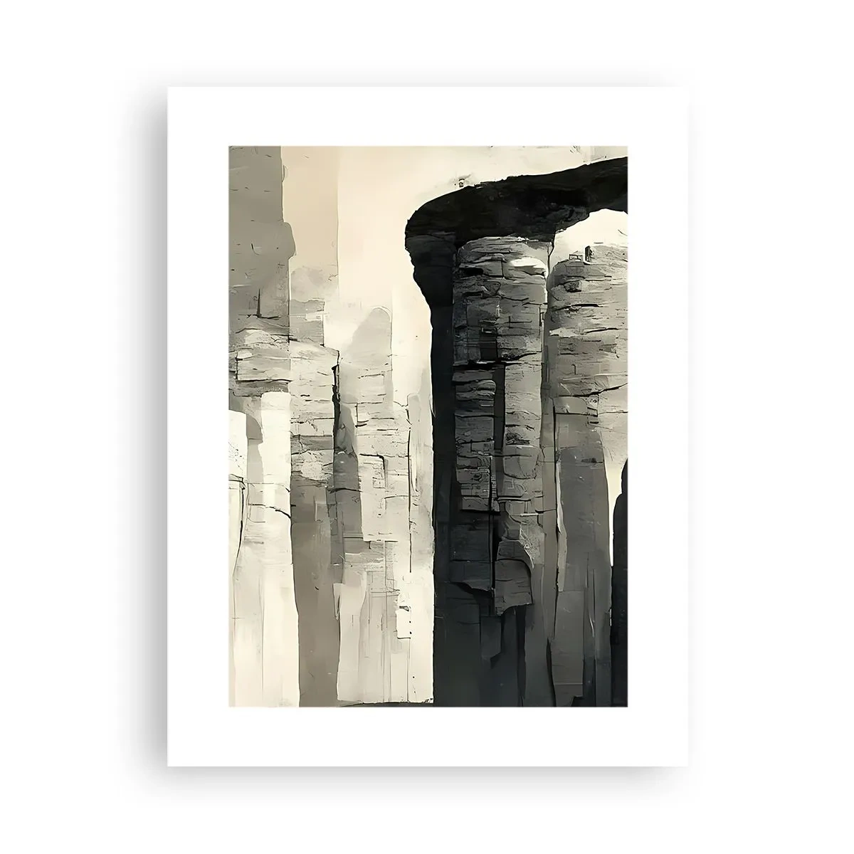 Póster - La majestuosidad de la antigüedad - 30x40 cm
