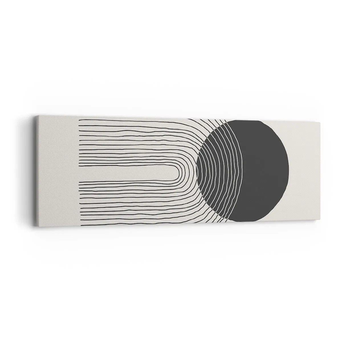 Cuadro sobre lienzo - Impresión de Imagen - Temblor y certeza - 90x30 cm