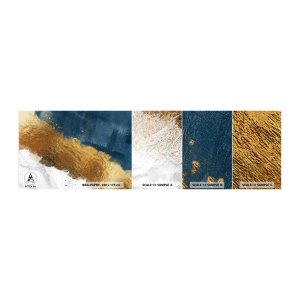 Muestra de fotomural autoadhesivo Deluxe Sticker - Los colores del verano - Arte deco, Pedazo, Moderno - 100x30 cm