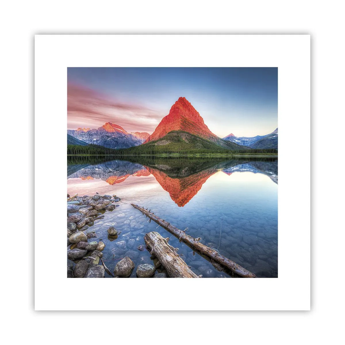 Póster - Cálido y frío - 30x30 cm