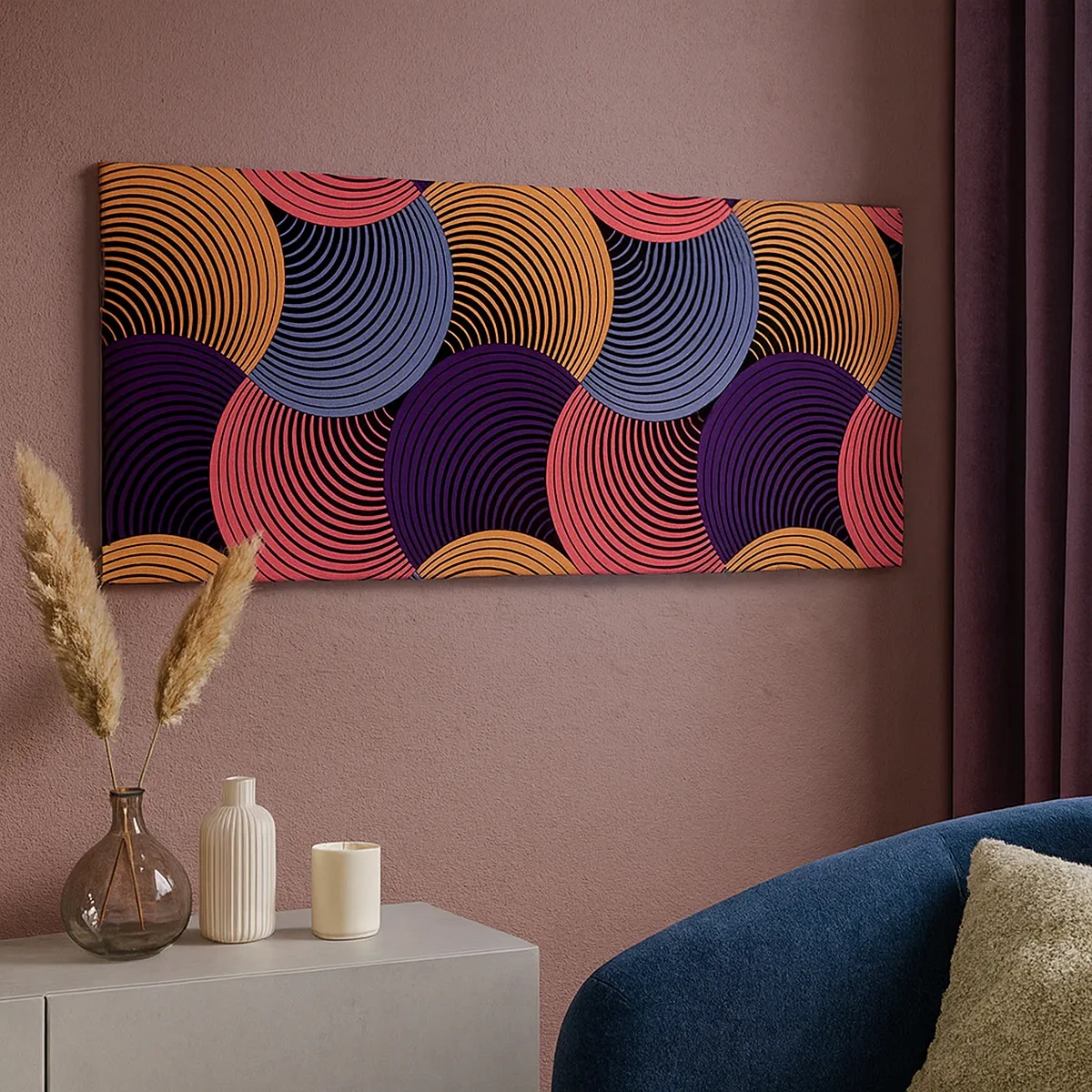 Cuadro sobre lienzo - Impresión de Imagen - En un ritmo circular - 30x30 cm