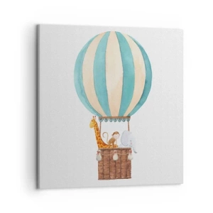 Cuadro sobre lienzo - Impresión de Imagen - Viaje fantástico - 50x50 cm