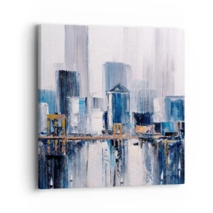 Cuadro sobre lienzo - Impresión de Imagen - Impresión neoyorquina - 40x40 cm