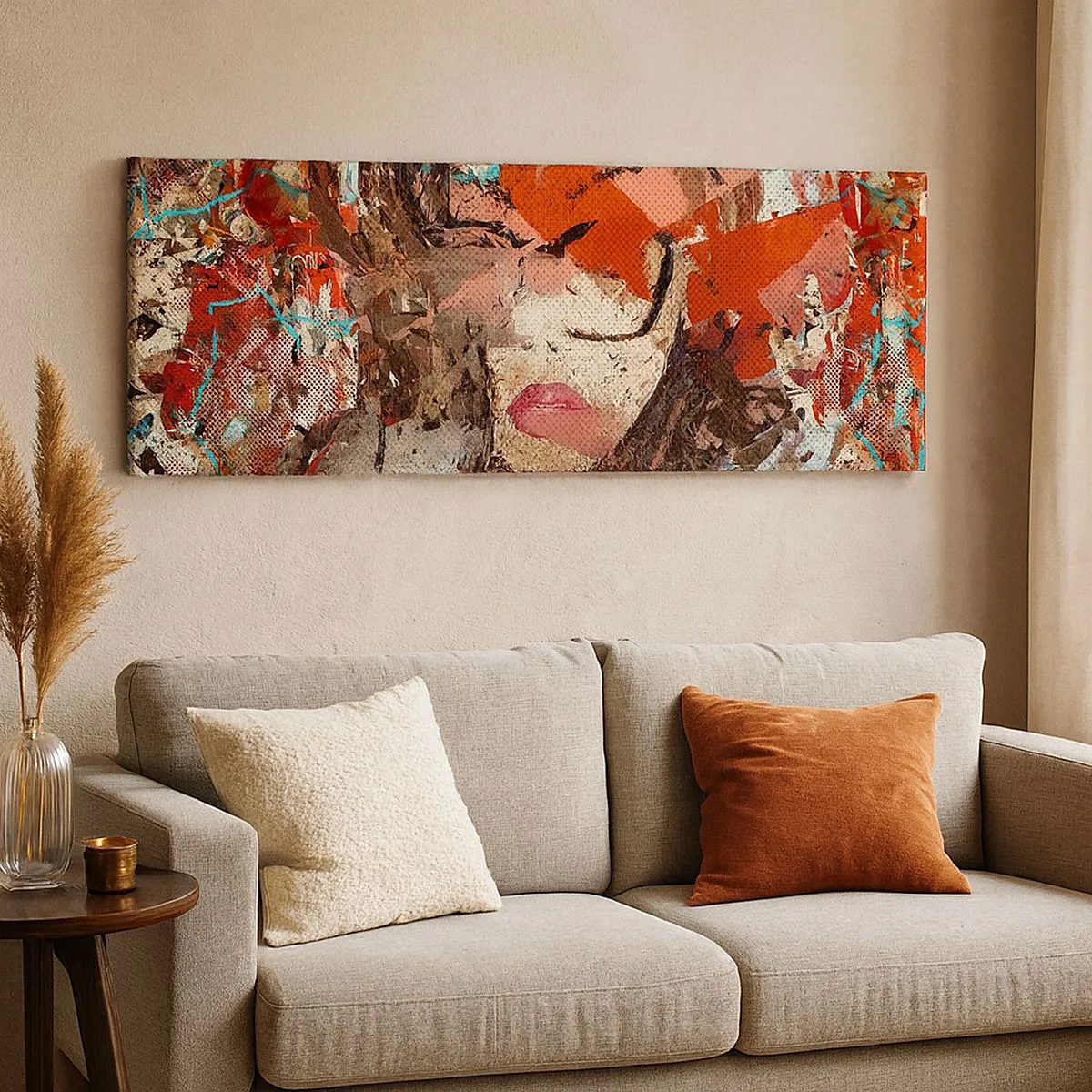 Cuadro sobre lienzo - Impresión de Imagen - Nadie sabe cómo eres realmente - 100x40 cm