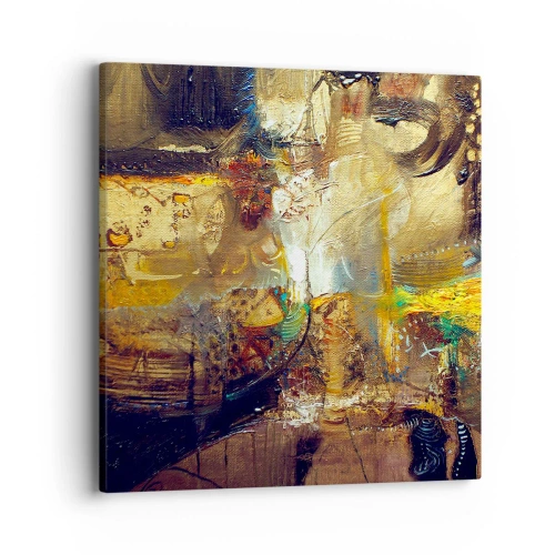 Cuadro sobre lienzo - Impresión de Imagen - Frío, templado, caliente - 40x40 cm