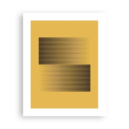 Póster - Cuadrado de opuestos - 40x50 cm