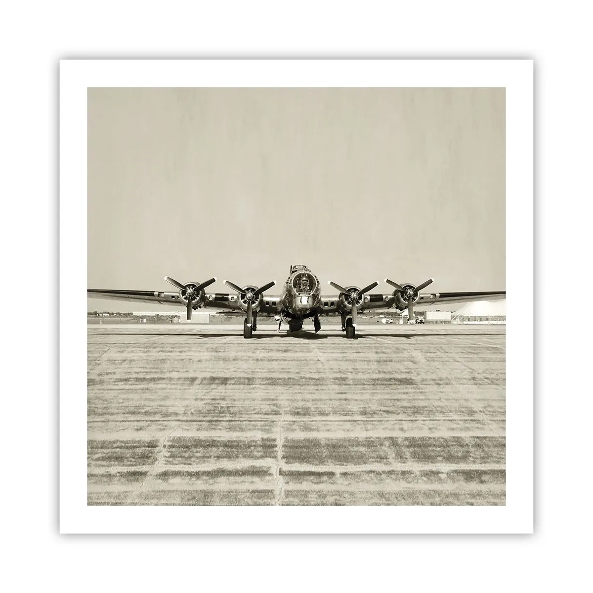 Póster - Como siempre, preparado - 60x60 cm