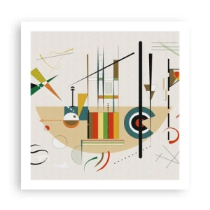 Póster - Y el mundo ríe - 60x60 cm