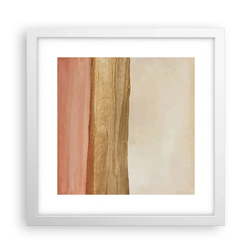 Póster en marco blanco - Composición vertical - 30x30 cm