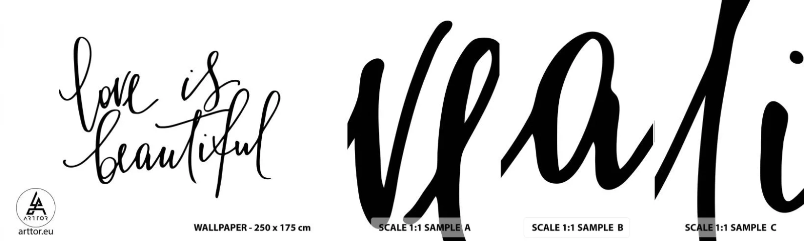 Muestra De Fotomural Standard Eco - Leer y repetir - Tipografía, Afirmación, Máxima - 100x30 cm