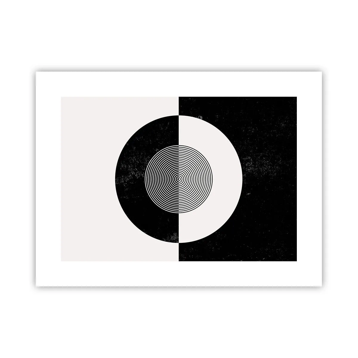 Póster - Armonía en blanco y negro - 40x30 cm