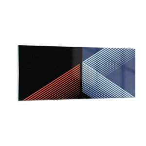 Cuadro sobre vidrio - Impresiones sobre Vidrio - La rectitud - 100x40 cm