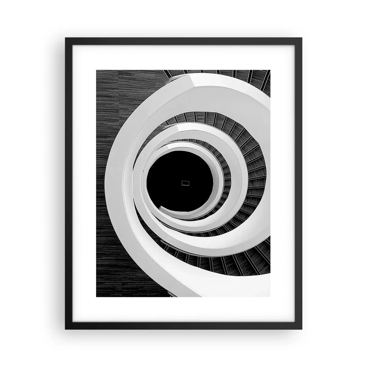 Póster en marco negro - Hacia el origen - 40x50 cm