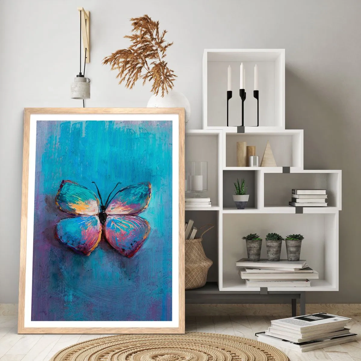 Póster en marco roble claro - En todo su esplendor - 50x70 cm