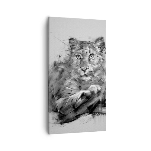 Cuadro sobre lienzo - Impresión de Imagen - Sí, estoy escuchando - 55x100 cm