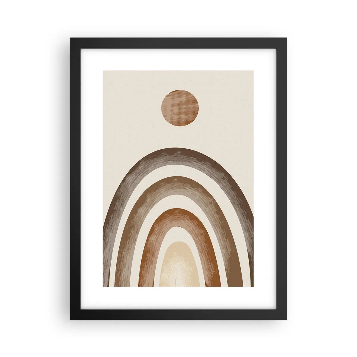 Póster en marco negro - En otro mundo - 30x40 cm