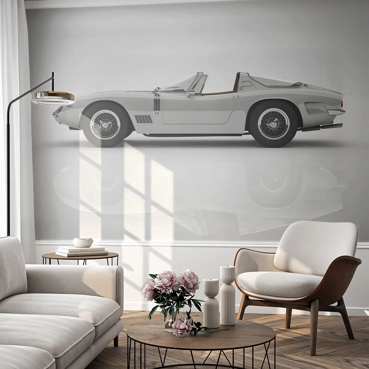 Fotomural Premium Canvas - Una promesa de diversión - Coche deportivo, Cabriolé, Automotor - 250x175 cm