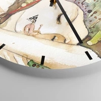 Esfera sin numeración, con rayas