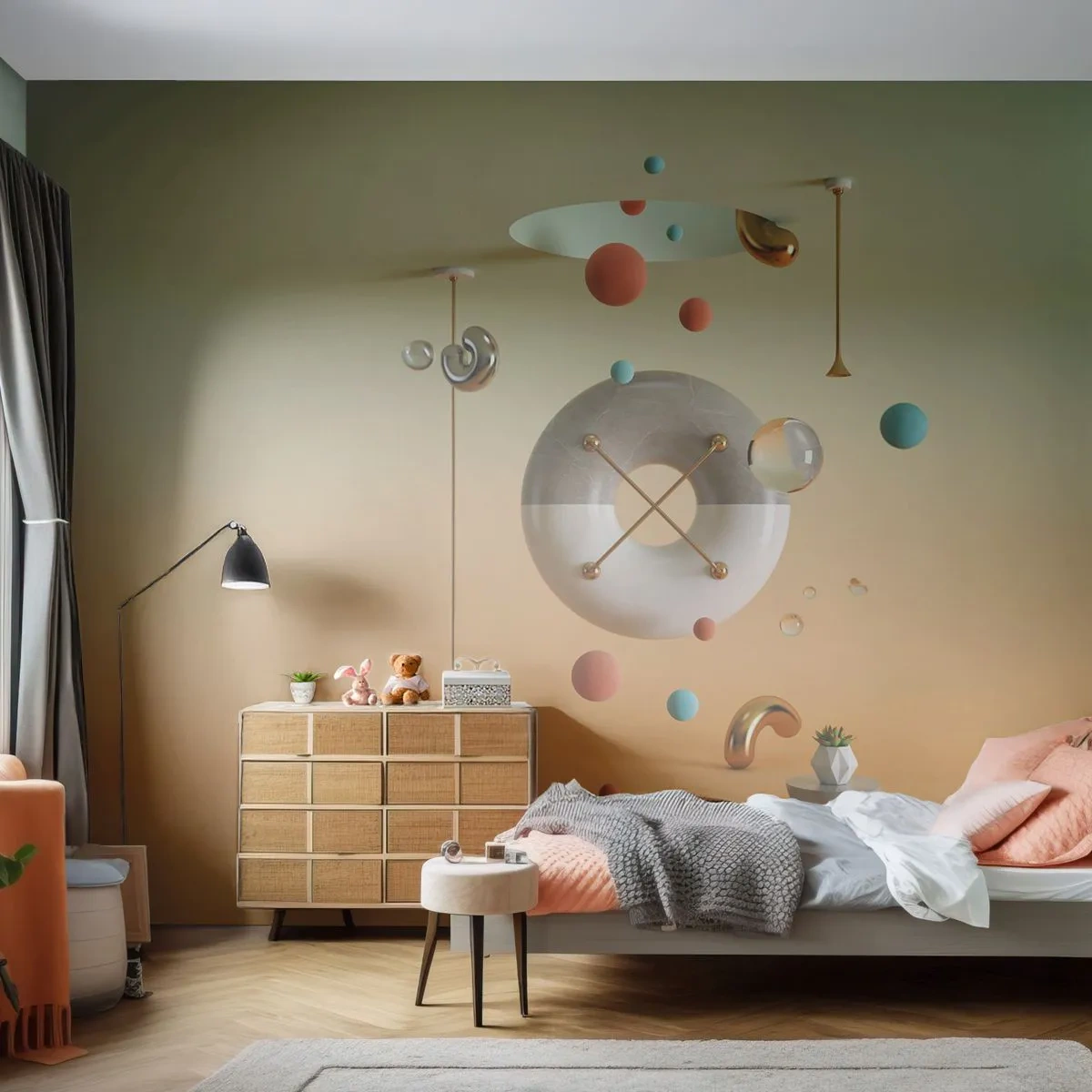 Fotomural Autadhesivo Deluxe Sticker - Todo puede suceder - Abstracción, Surrealismo, 3D - 250x175 cm